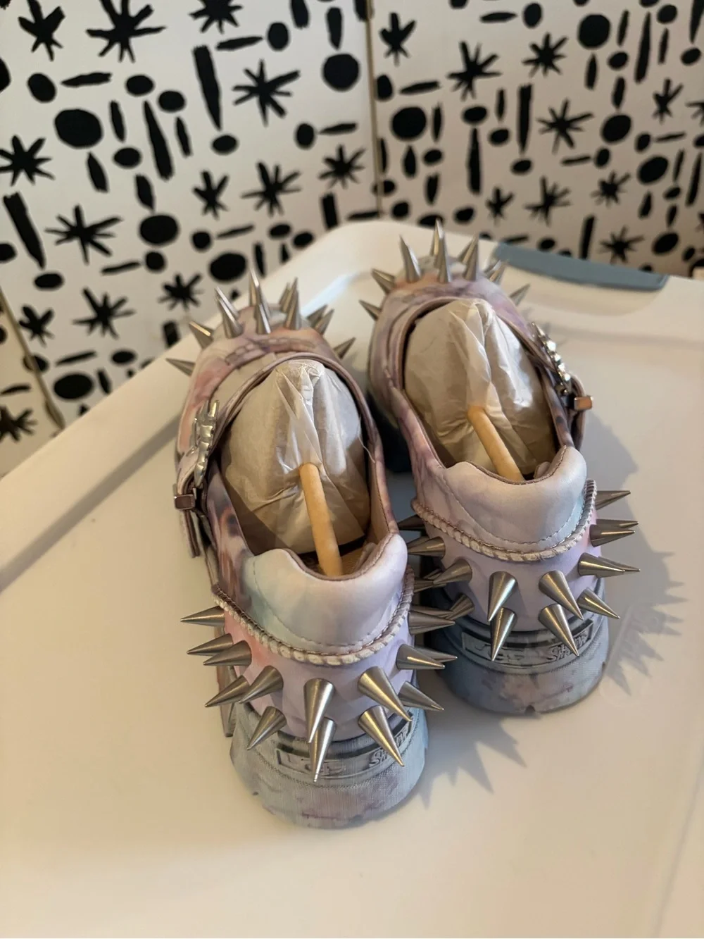Collina Strada x UGG Multicolor Spike Mary Jane Shoes